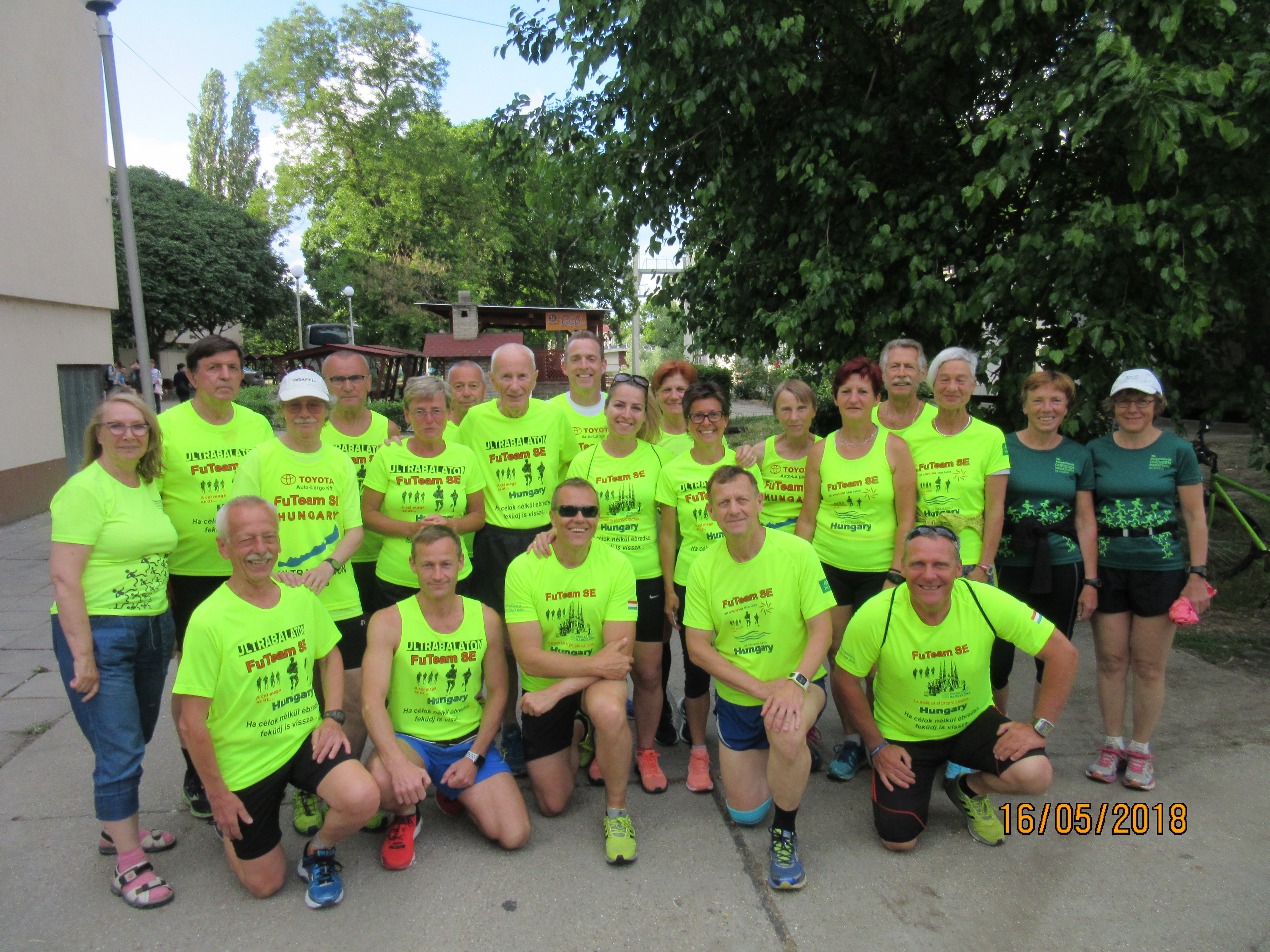 Team zum Ultrabalaton 2018